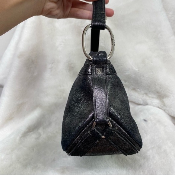 Juicy Couture Vintage Gray Metallic Shoulder purse - Picture 4 of 16